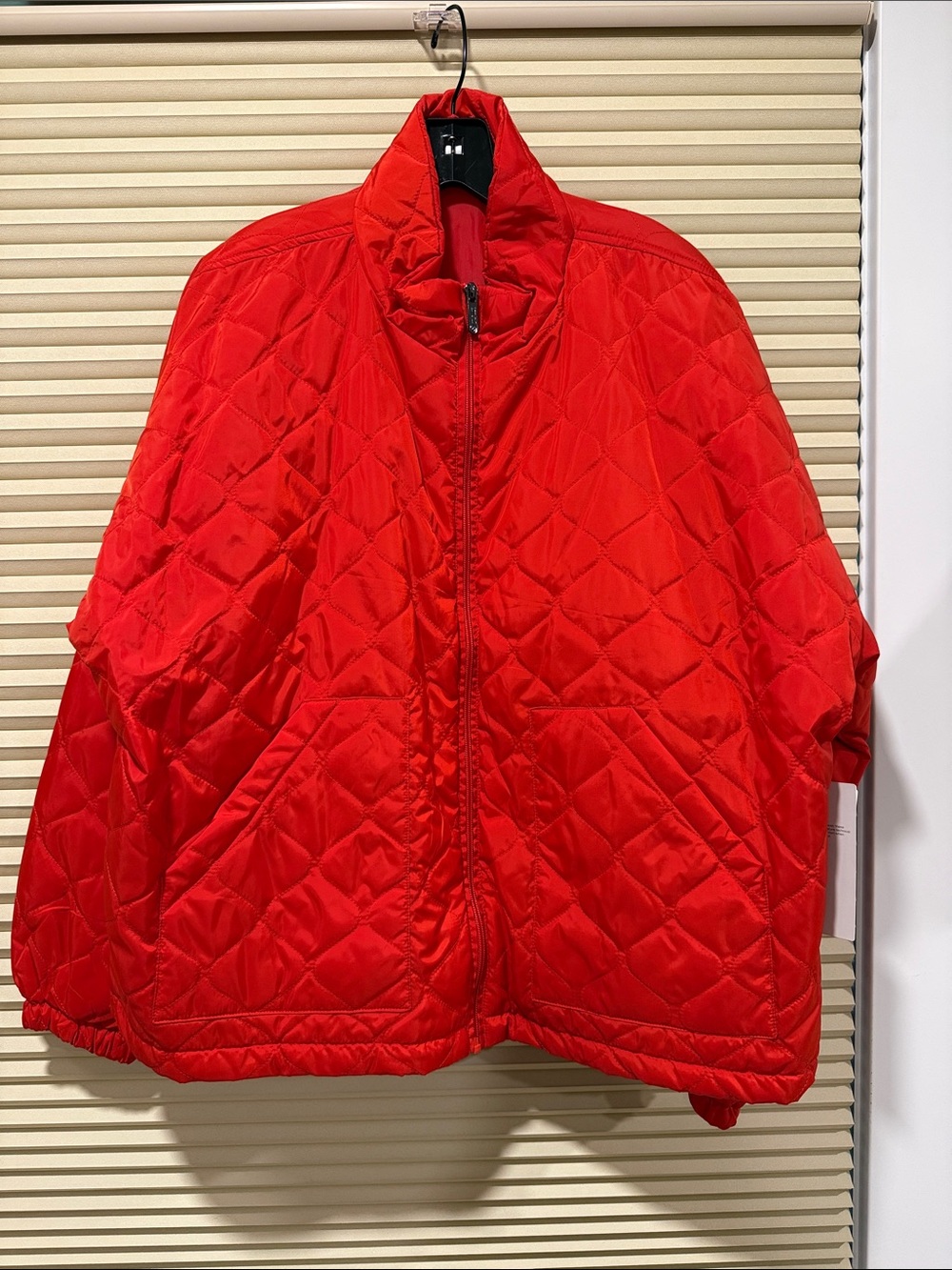 Zella Red Quilted Puffer Jacket